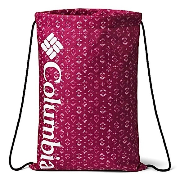 3/$25 Columbia Unisex Logo Drawstring Hiking Camping Outdoor Bag - Picture 1 of 8